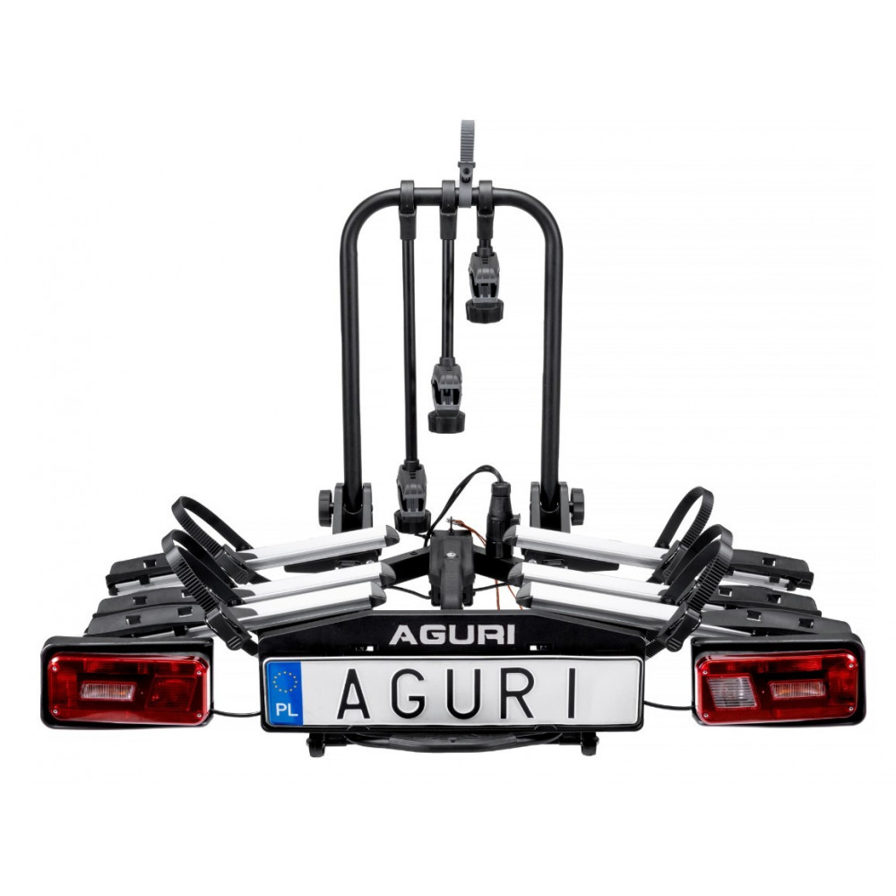 Velo turētājs uz farkopa AGURI KRAB 3 (3 divriteņiem)