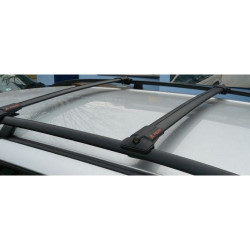 CAR ROOF RACK AGURI PRESTIGE BLACK  VW Golf VIII Variant FLUSH RAILS (2020-...)