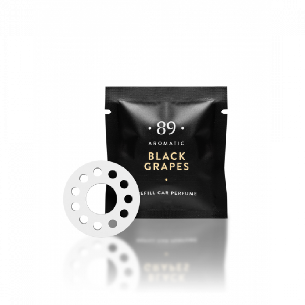 Car air freshener refill VENT CLIP "BLACK GRAPES" AROMATIC89 (1 pcs.)