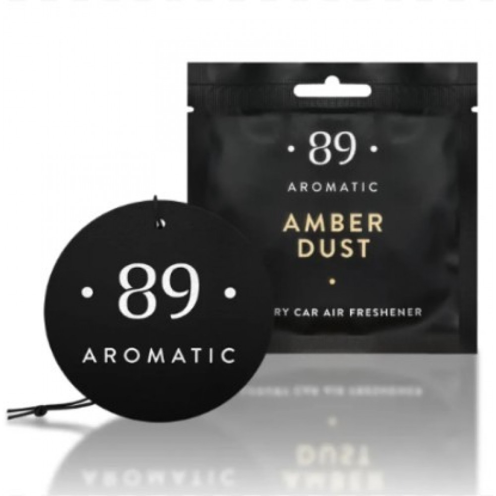 Auton paperinen ilmanraikastin "AMBER DUST" AROMATIC89