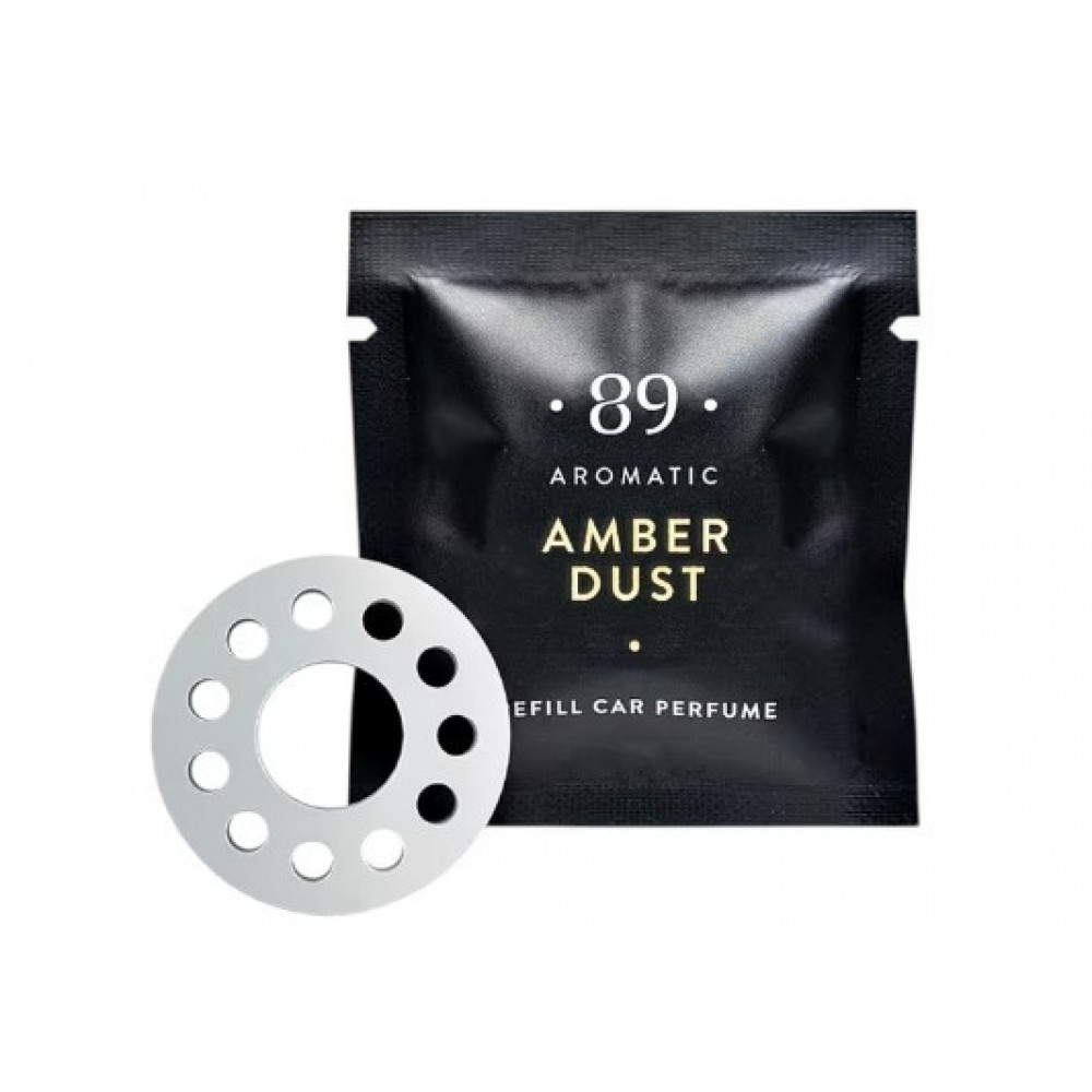 Car air freshener refill VENT CLIP "AMBER DUST" AROMATIC89 (1 pcs.)