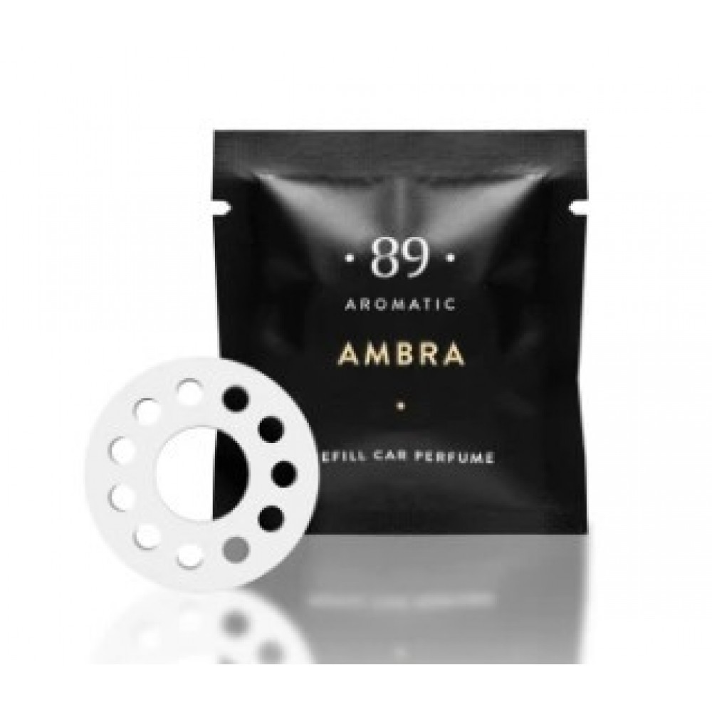 Car air freshener refill VENT CLIP "AMBRA" AROMATIC89 (1 pcs.)