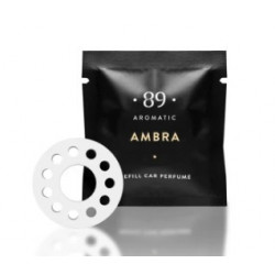Auto gaisa atsvaidzinātāja kartridžs VENT CLIP REFILL "AMBRA" AROMATIC89 (1 gab.)