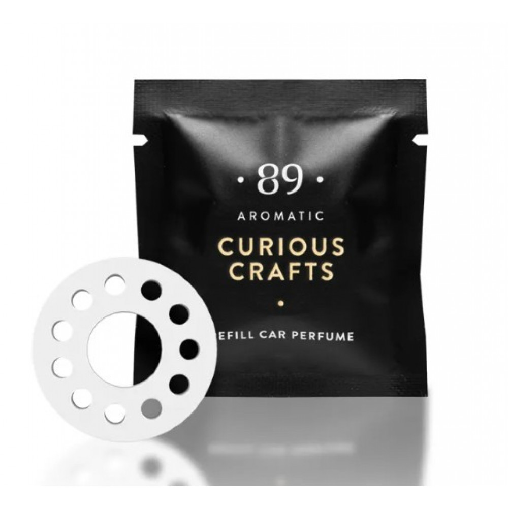 Car air freshener refill VENT CLIP "CURIOUS CRAFTS" AROMATIC89 (1 pcs.)