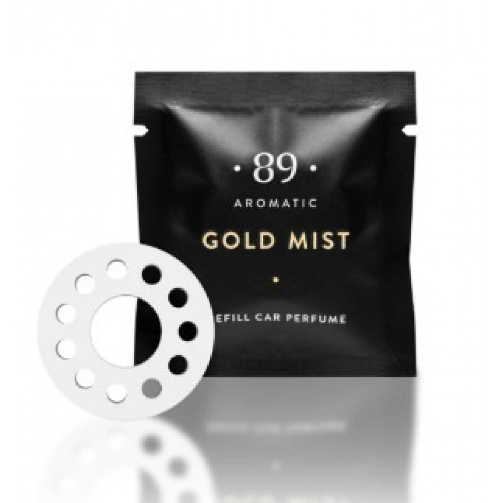 Auto gaisa atsvaidzinātāja kartridžs VENT CLIP REFILL "GOLD MIST" AROMATIC89 (1 gab.)