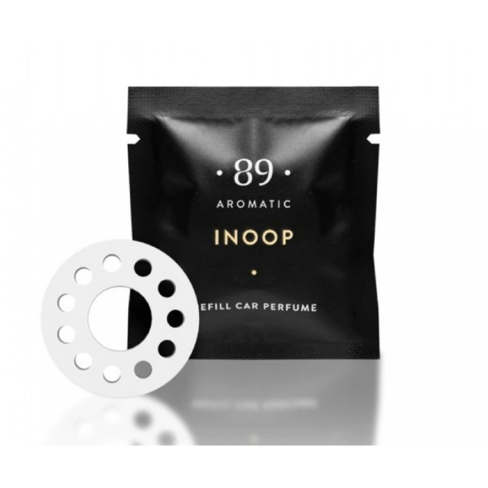 Auto gaisa atsvaidzinātāja kartridžs VENT CLIP REFILL "INOOP" AROMATIC89 (1 gab.)