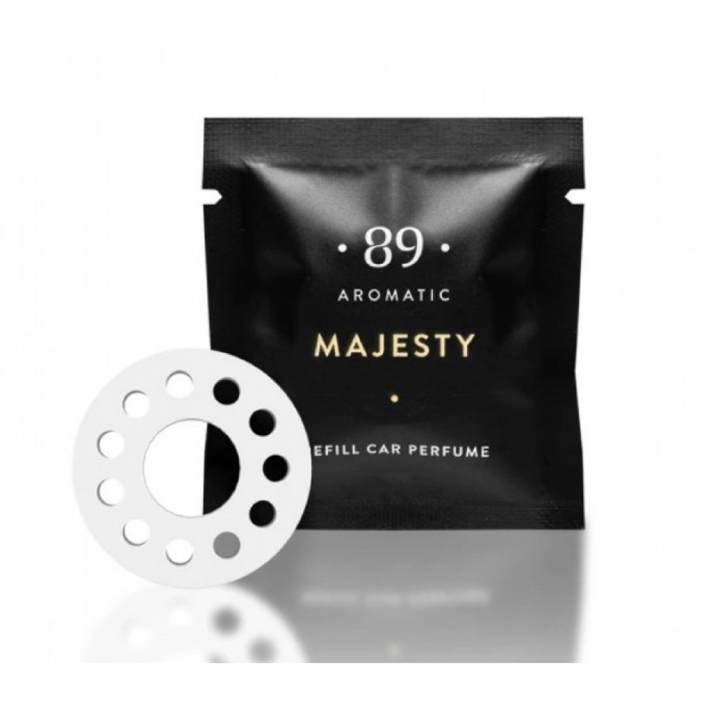Auto gaisa atsvaidzinātāja kartridžs VENT CLIP REFILL "MAJESTY" AROMATIC89 (1 gab.)