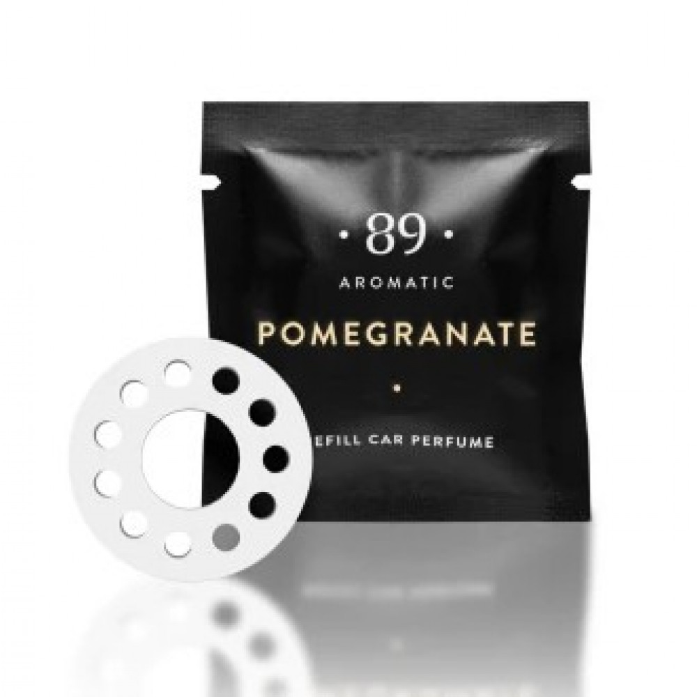 Auto gaisa atsvaidzinātāja kartridžs VENT CLIP REFILL "POMEGRANATE" AROMATIC89 (1 gab.)