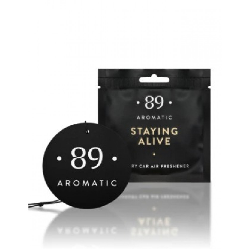 Automobilio popierinis oro gaiviklis "STAYING ALIVE" AROMATIC89