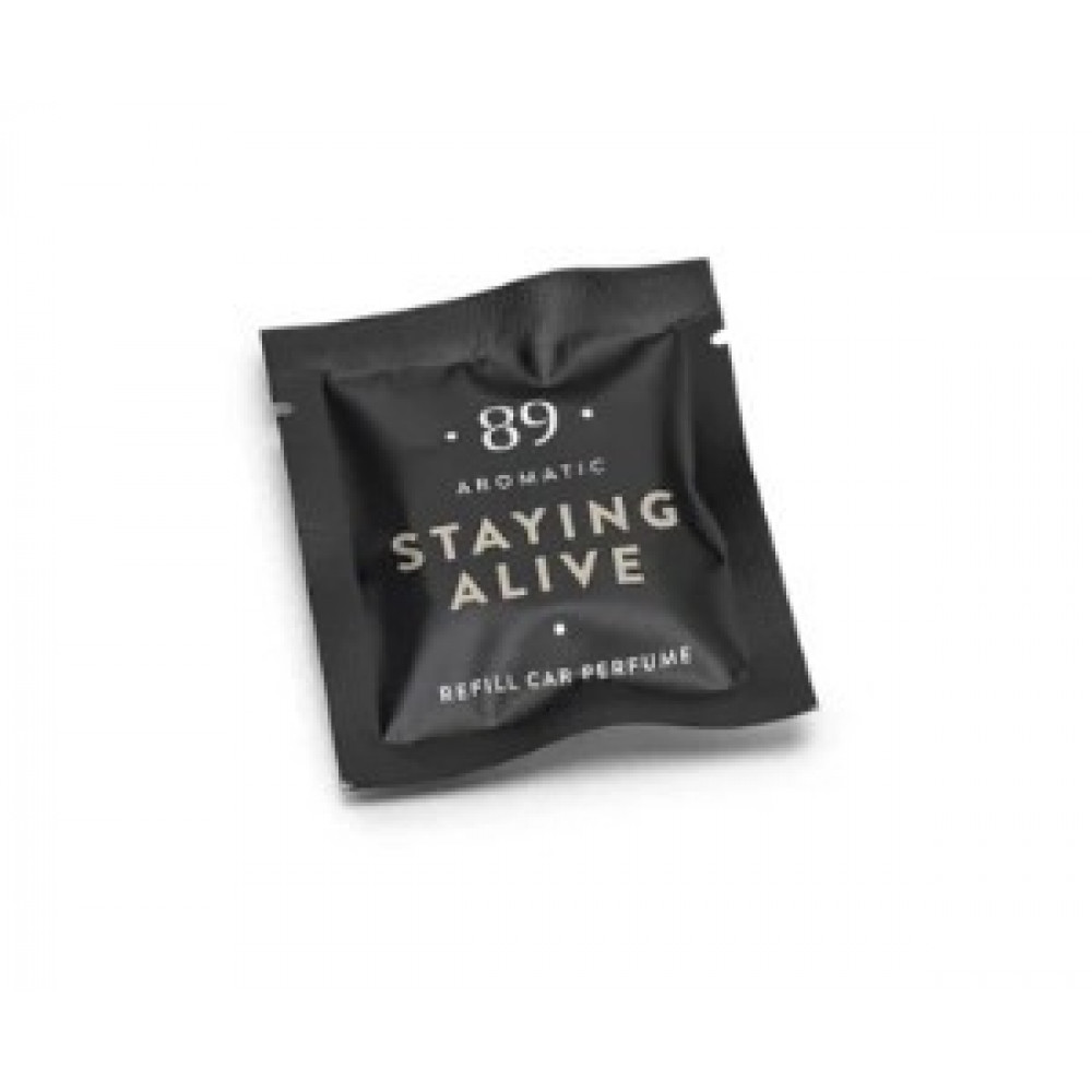 Auto gaisa atsvaidzinātāja kartridžs VENT CLIP REFILL "STAYING ALIVE" AROMATIC89 (1 gab.)
