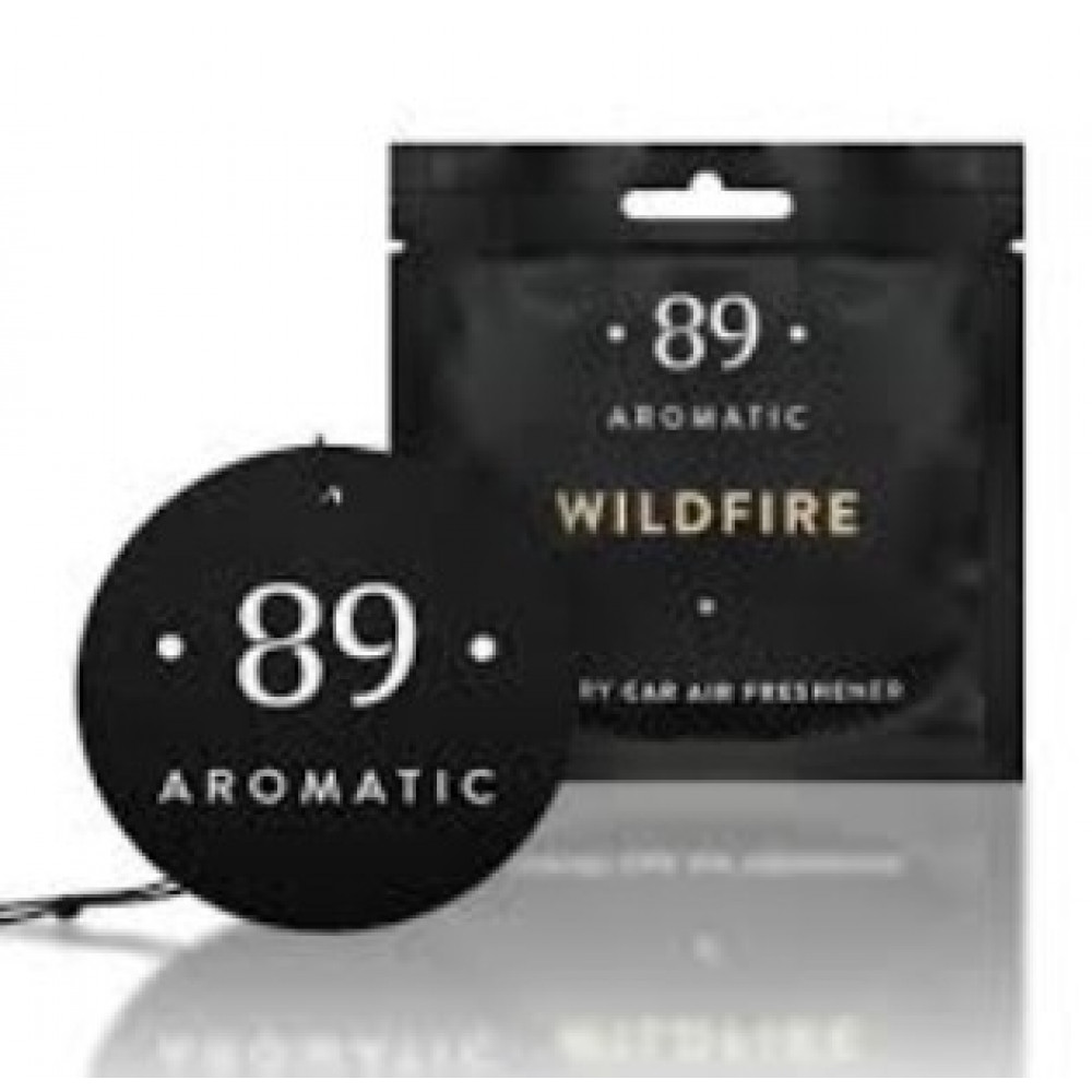 Auto gaisa atsvaidzinātājs papīra piekarāmais "WILDFIRE" AROMATIC89