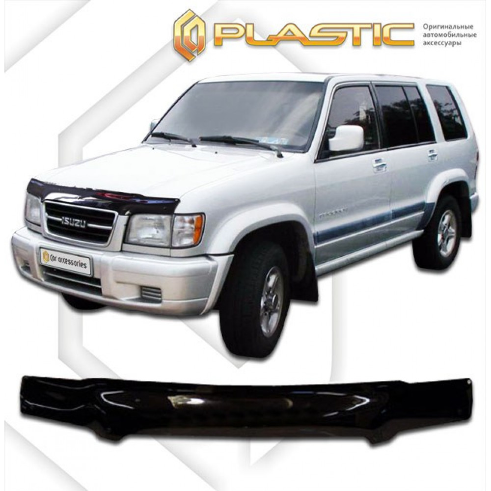 KAPOTA DEFLEKTORS MELNAIS ISUZU TROOPER (1998-2001) CA-PLASTIC 