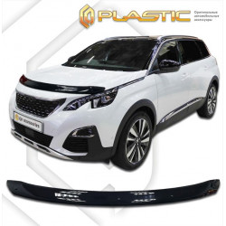 KAPOTA DEFLEKTORS MELNAIS PEUGEOT 5008 II (2017-… ) CA-PLASTIC