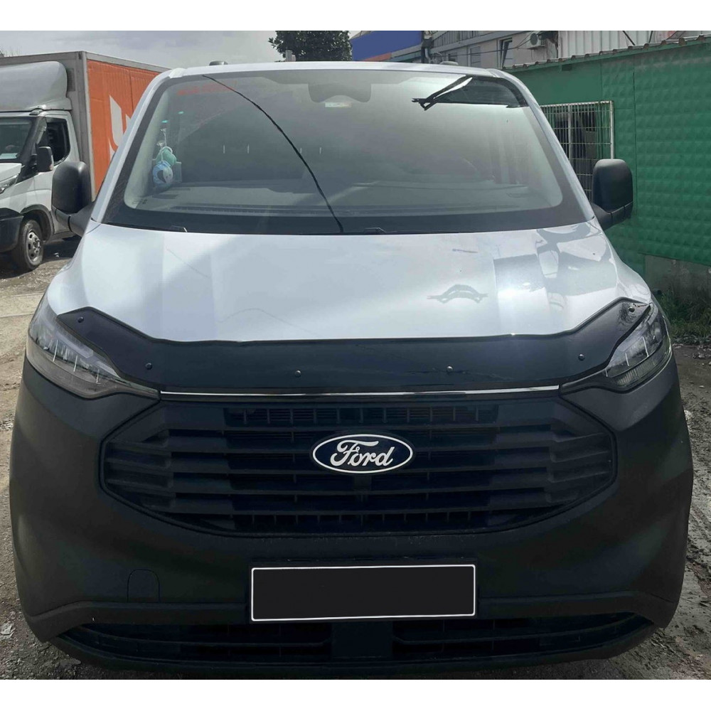 Дефлектор капота черный FORD TRANSIT/TOURNEO CUSTOM II (2024-...) CAPPA FE (EUROCAP)