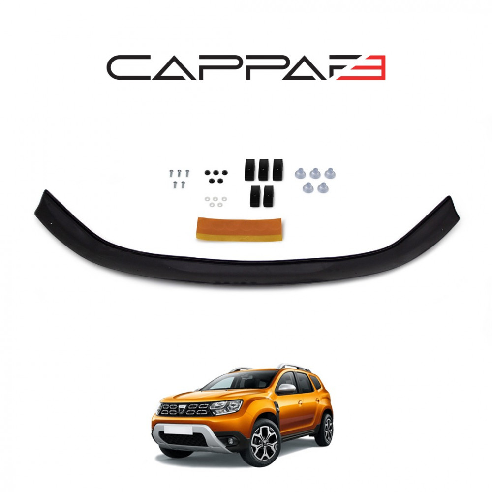 Kapota deflektors melnais DACIA DUSTER (2018-...) CAPPA FE (EUROCAP) 