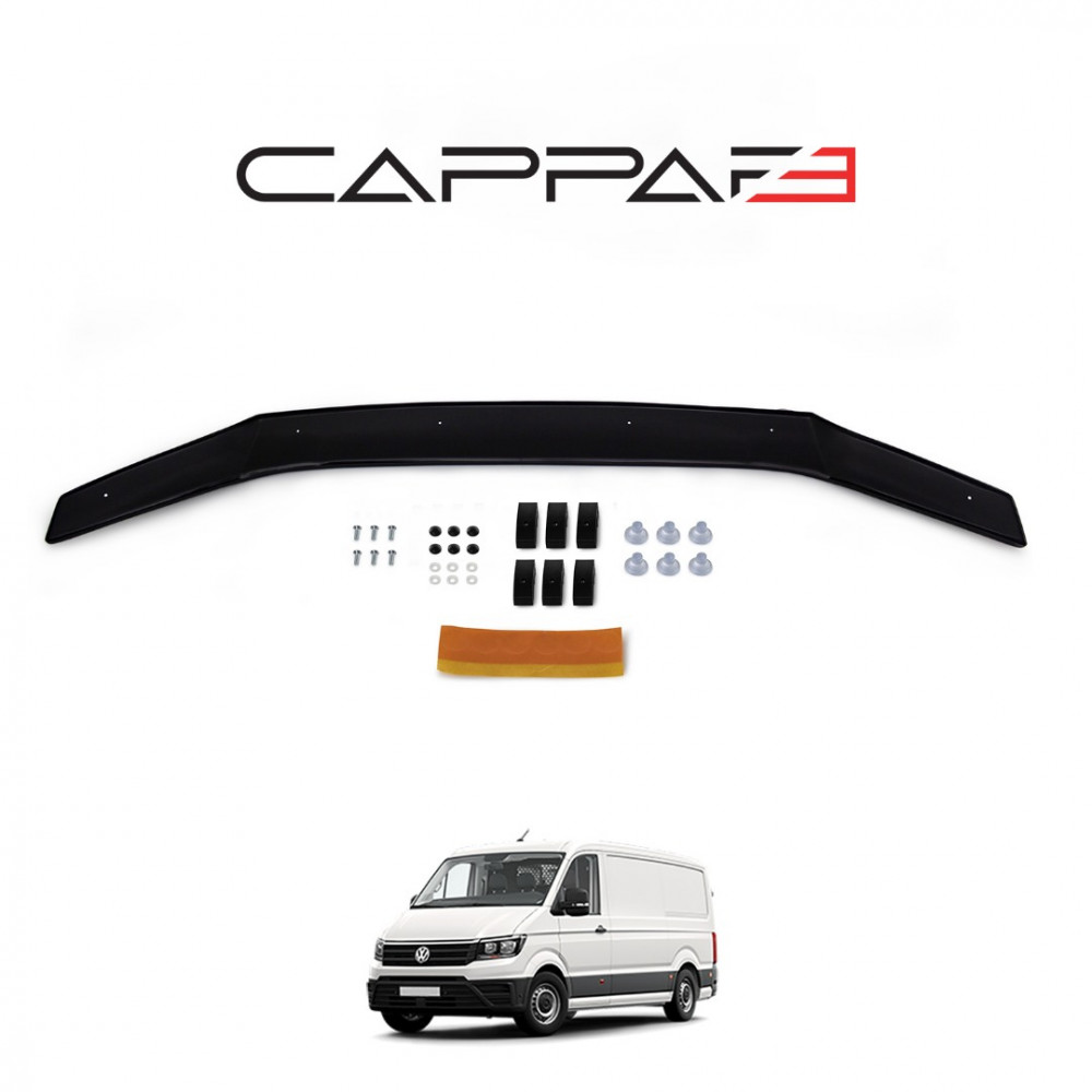 Kapota deflektors melnais VW CRAFTER (2018-...) CAPPA FE (EUROCAP) 