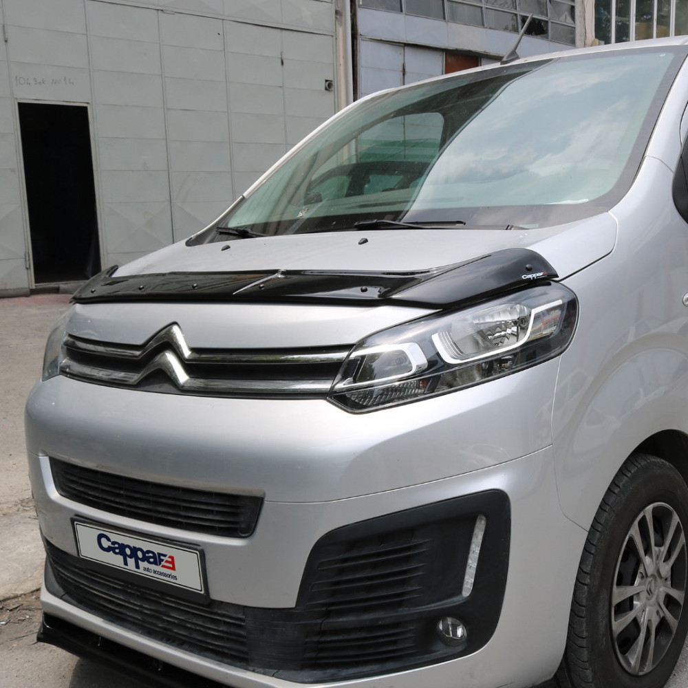 Kapota deflektors melnais CITROEN JUMPY/SPACETOURER (2016-...) CAPPA FE (EUROCAP) 