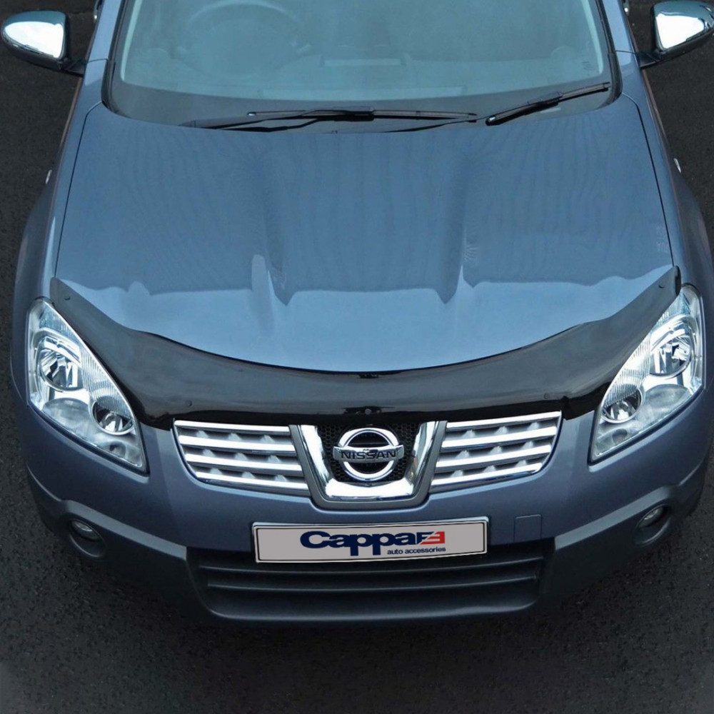 Kapota deflektors melnais NISSAN QASHQAI (2007-2010) CAPPA FE (EUROCAP) 