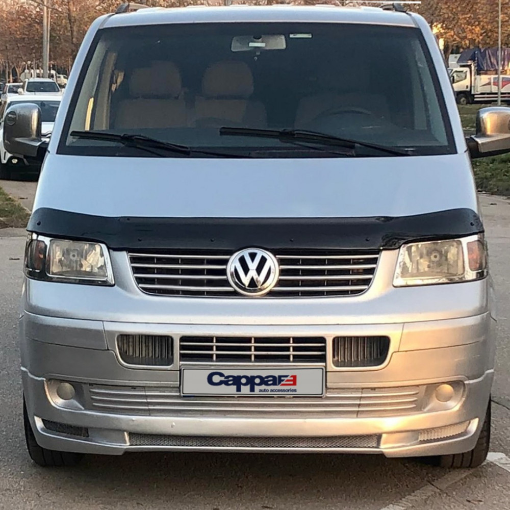 Дефлектор капота черный VW T5 (2003-2009) CAPPA FE (EUROCAP) 