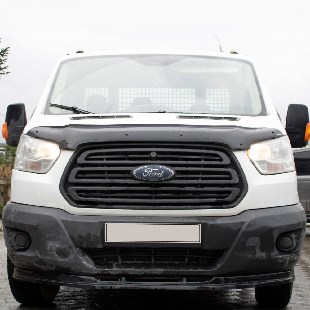 Дефлектор капота черный FORD TRANSIT (2014-2019) CAPPA FE (EUROCAP) 