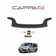 Дефлектор капота черный garais OPEL VIVARO (2001-2014) CAPPA FE (EUROCAP) 