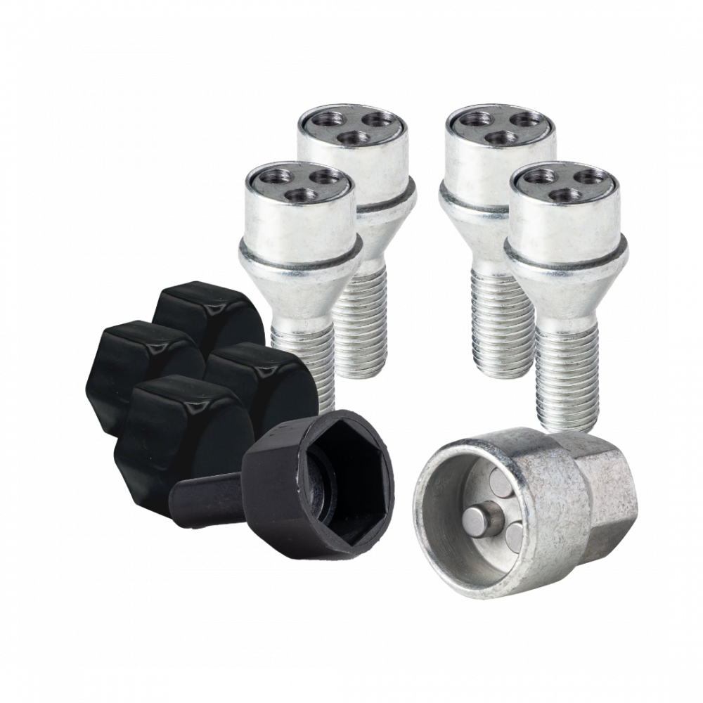 Locking wheel bolts 12x1.5x28mm conical FARAD STIL BULL i4 (set)