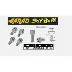 Секретные болты 14x1.5x27mm сфера R13 FARAD STIL BULL ZA (компл.)