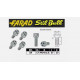 Locking wheel bolts 14x1.5x27mm spherical R13 FARAD STIL BULL ZA (set)