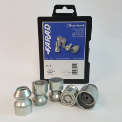 Секретные гайки 12x1.25x30mm FARAD STARLOCK RA/E (компл.)