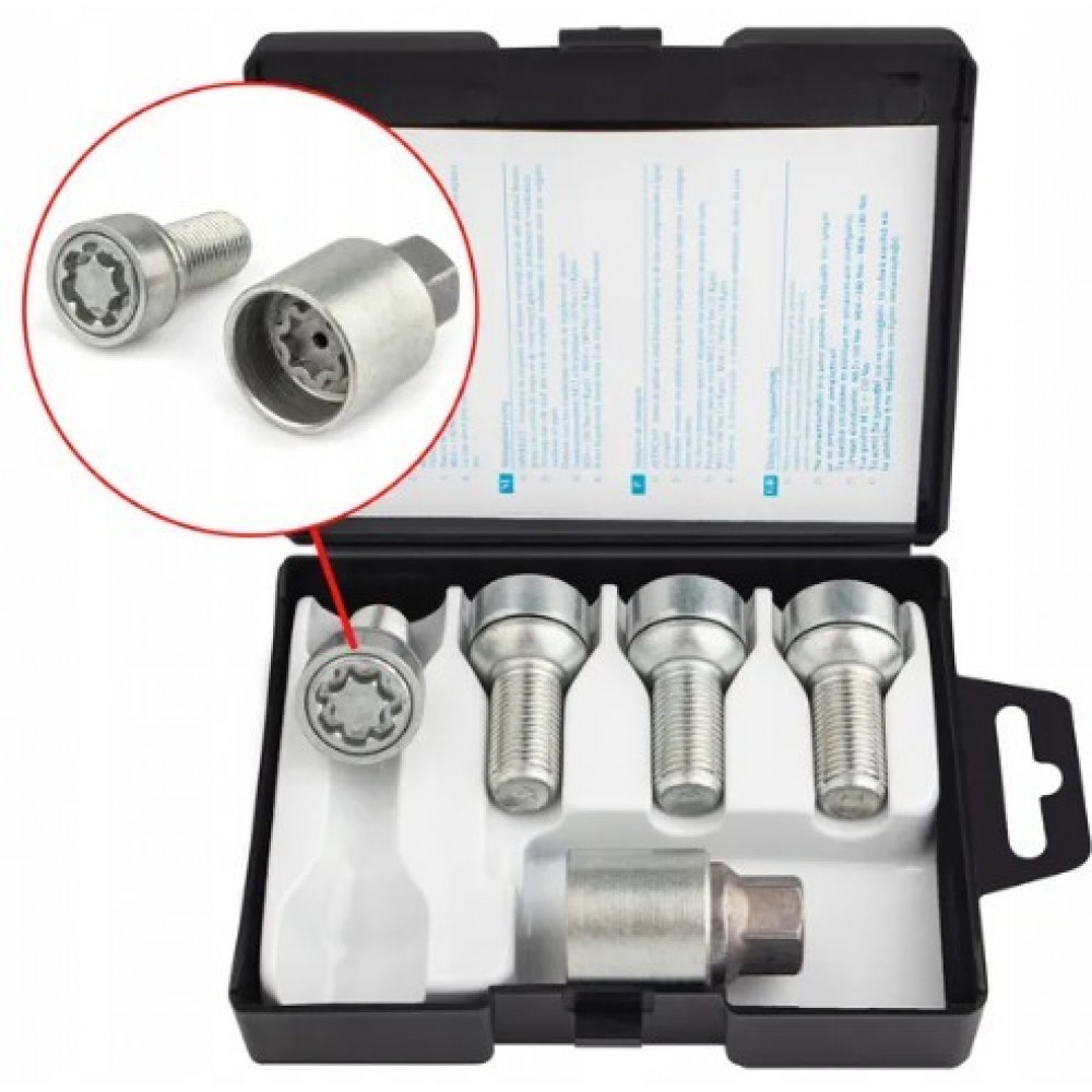 Секретные болты 12x1.5x28mm сфера FARAD STARLOCK SL/E (компл.)