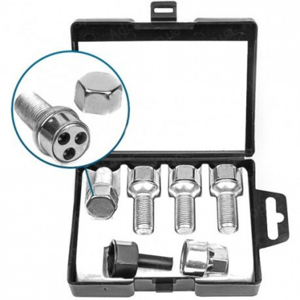 Locking wheel bolts 14x1.5x27mm spherical R13 FARAD STIL BULL ZA (set)