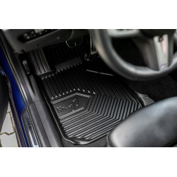 CAR RUBBER FLOOR MATS BLACK SKODA KAMIQ (2019-...) NO.77 FROGUM