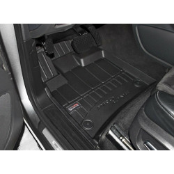 CAR RUBBER FLOOR MATS BLACK VW ID.4/ID.5/AUDI Q4 E-tron (2021-... ) 3D FROGUM