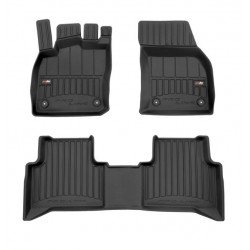 Car rubber floor mats black VW TOURAN (2015-...) 3D FROGUM