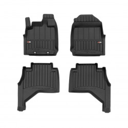 Car floor mats black ISUZU D-MAX III Double Cab (2019-...) 3D FROGUM