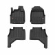 Car floor mats black ISUZU D-MAX III Double Cab (2019-...) 3D FROGUM