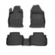 Car rubber floor mats black SUBARU FORESTER (2018-...) 3D FROGUM