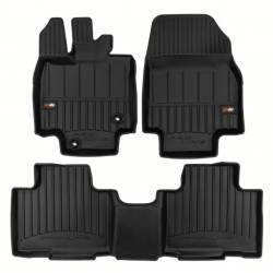 Car floor mats black TOYOTA HIGHLANDER (2019-...) 3D FROGUM Car floor mats black TOYOTA HIGHLANDER (2019-...) 3D FROGUM