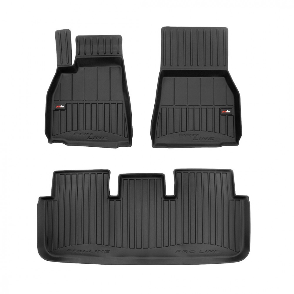 Car floor mats black TESLA Model S (2021-...) 3D FROGUM Car floor mats black TESLA Model S (2021-...) 3D FROGUM