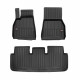 Car floor mats black TESLA Model S (2021-...) 3D FROGUM Car floor mats black TESLA Model S (2021-...) 3D FROGUM