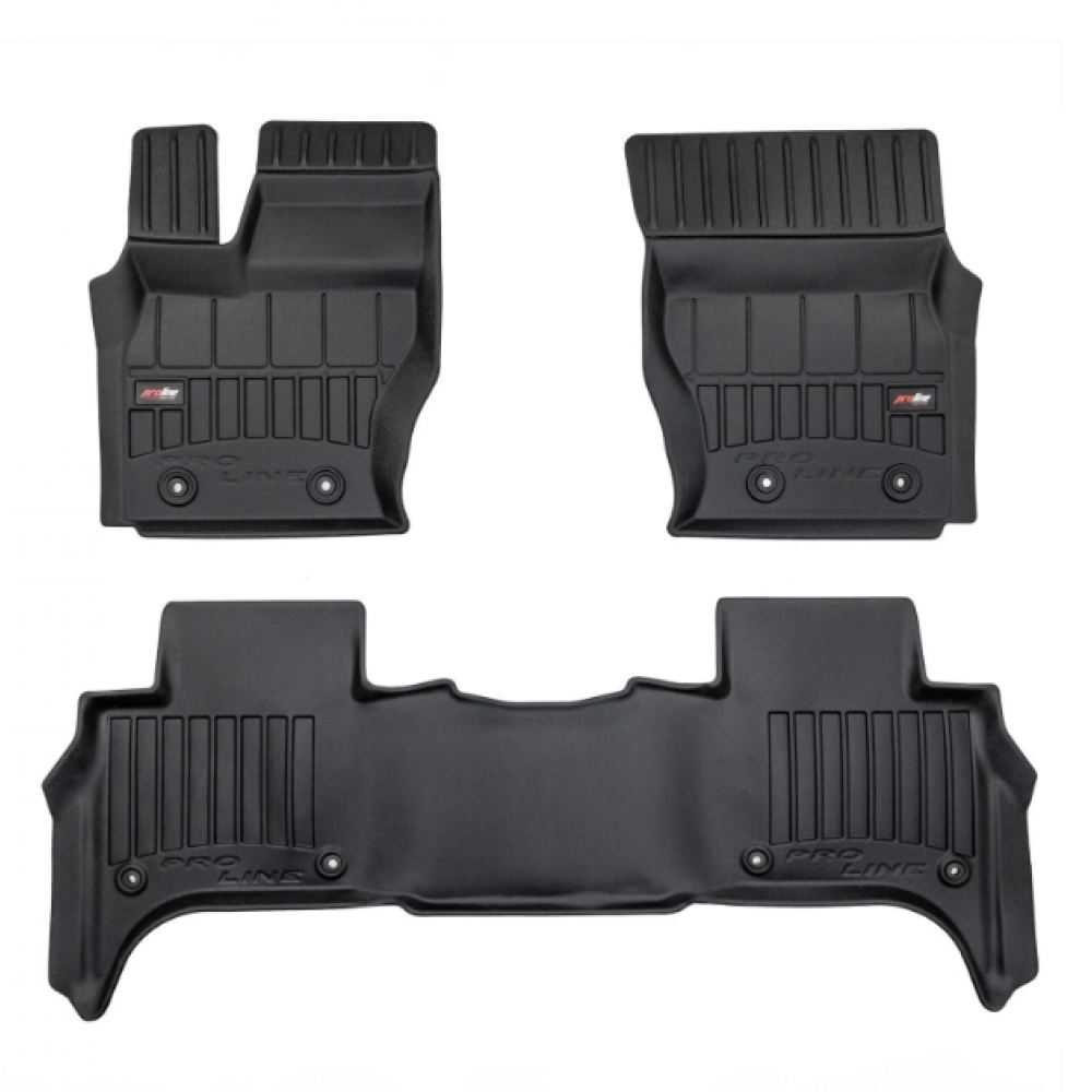 Car floor mats black LAND ROVER RANGE ROVER SPORT II (2013-2022) 3D FROGUM