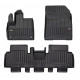 Car floor mats black CITROEN E-BERLINGO Electric / PEUGEOT E-RIFTER (2022-...) 3D FROGUM