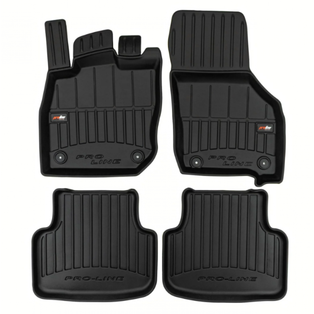 Car floor mats black SKODA OCTAVIA IV (2019-...) 3D FROGUM Car floor mats black SKODA OCTAVIA IV (2019-...) 3D FROGUM