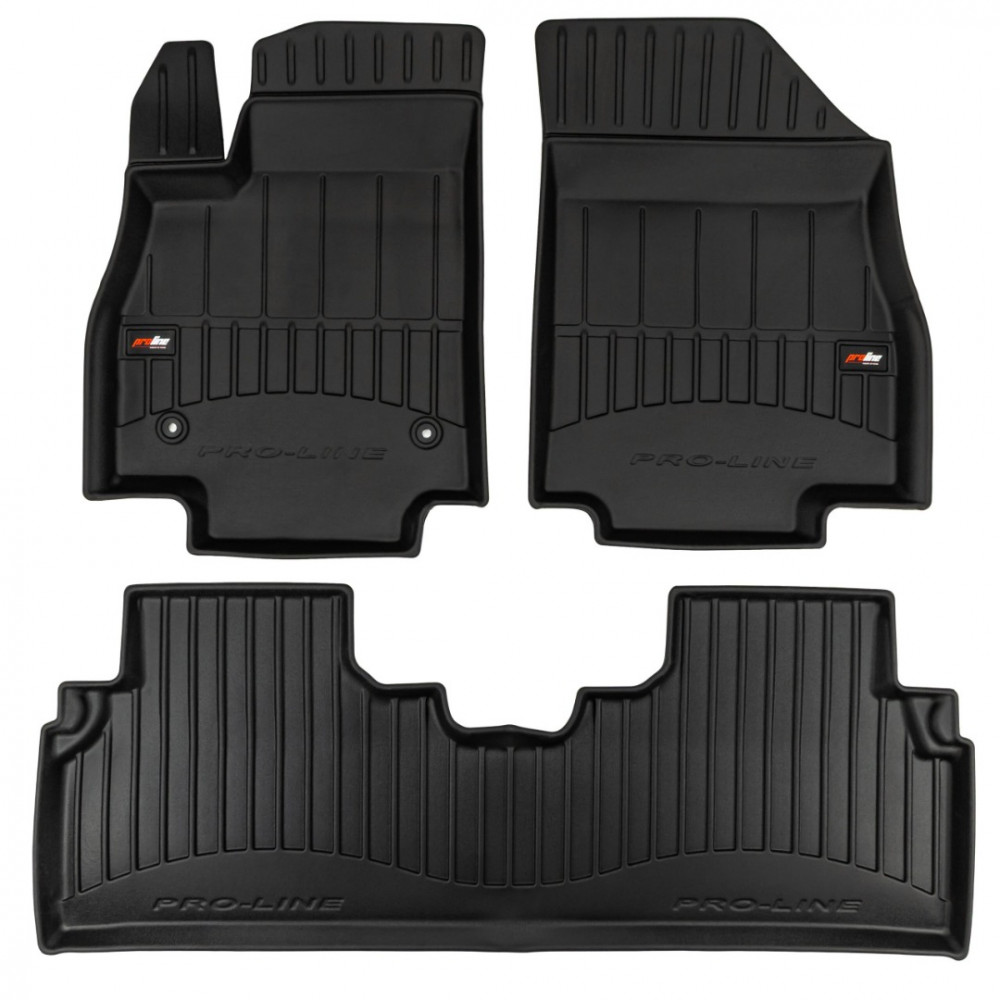 Car floor mats black KIA EV3 (2024-...) 3D FROGUM Car floor mats black KIA EV3 (2024-...) 3D FROGUM