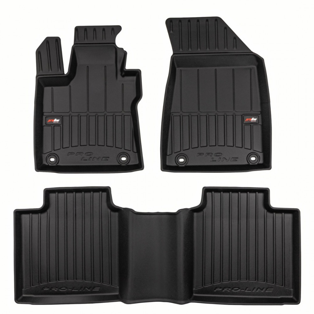 Car floor mats black MG HS II (2024-...) 3D FROGUM Car floor mats black MG HS II (2024-...) 3D FROGUM