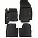 Автоковрики резиновые черные PEUGEOT 2008 II Hybrid (2024-...) 3D FROGUM