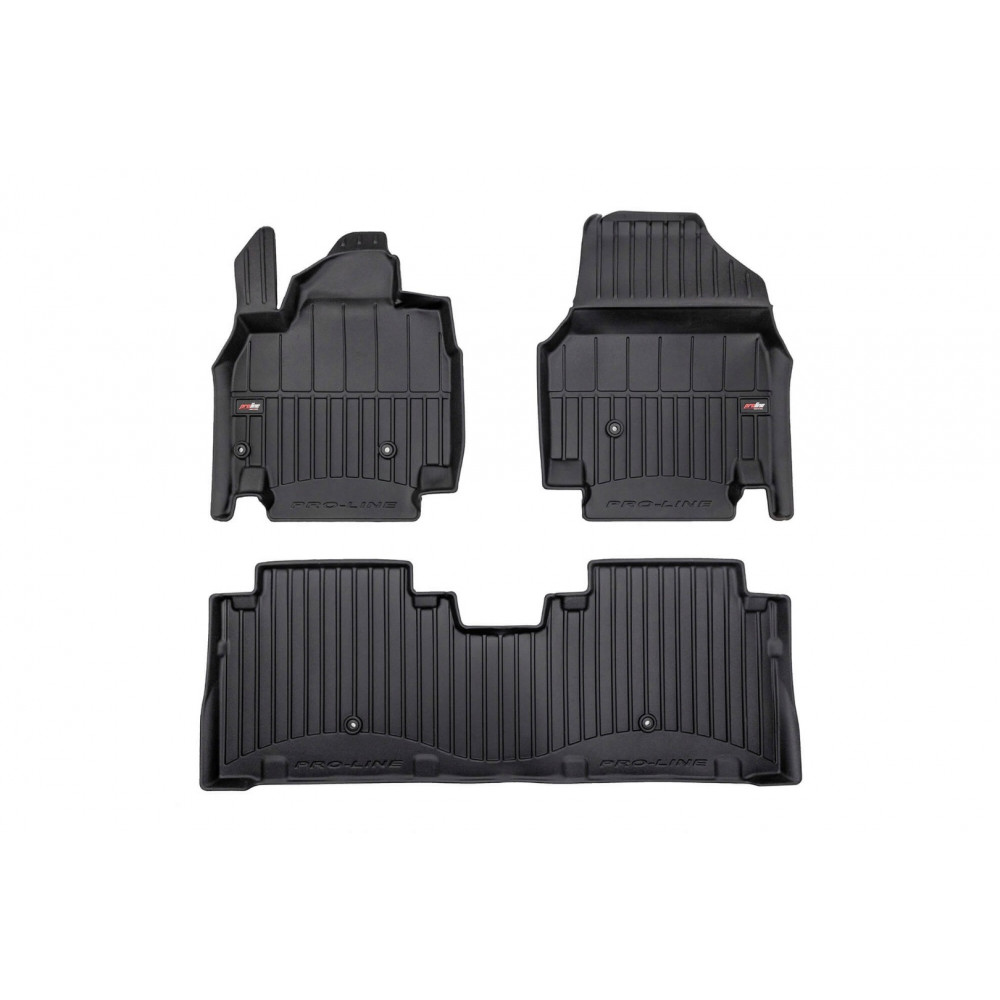 Car floor mats black KIA EV9 (2023-...) 3D FROGUM
