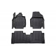 Car floor mats black KIA EV9 (2023-...) 3D FROGUM