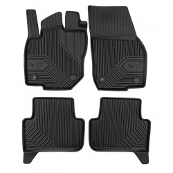 CAR RUBBER FLOOR MATS BLACK VW TIGUAN (2024-...) NO.77 FROGUM