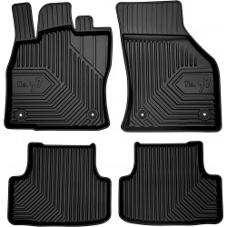 CAR RUBBER FLOOR MATS BLACK SKODA KAMIQ (2019-...) NO.77 FROGUM